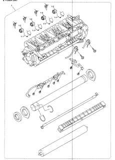 BROTHER Printer Frame r unit Parts  Model HL 5250DN 