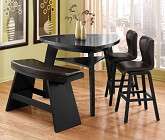 Zuma 4 Pc. Dinette w/ One Bench