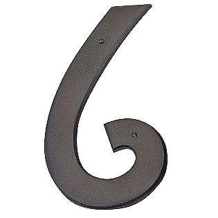 in. Mission House Number 6   Oil Rubbed Bronze  Atlas Homewares 