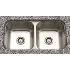   Koncepts KSS 508 Double Basin Undermont Kitchen Sink   Stainless Steel