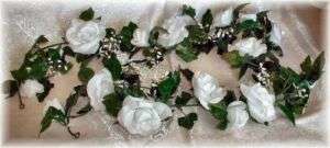   Garland ~ Silk Wedding Flowers ~ Arch Gazebo Reception Decor  