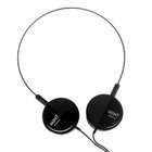 Audio Technica ATH ES55BK Portable On Ear Headphones   Black