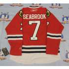 ASC BRENT SEABROOK Chicago Blackhawks SIGNED NHL Premier Hockey Jersey