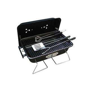   16 x 11 portable charcoal BBQ grill is great for camping 