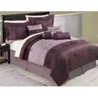    Madison Park Mendocino Purple 7 piece Queen size Comforter Set