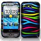 Soul Wireless HTC Freestyle (AT&T) Rainbow Zebra Snap On Protective 