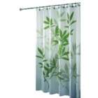 Interdesign Leaves Shower Curtain Green/Grey 72x72 1 Pk BP package of 