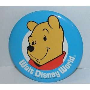 Disney World Vintage Winnie the Pooh Button