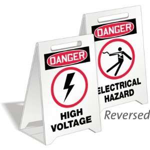  Danger High Voltage / Danger Electrical Hazard (W/Graphics 