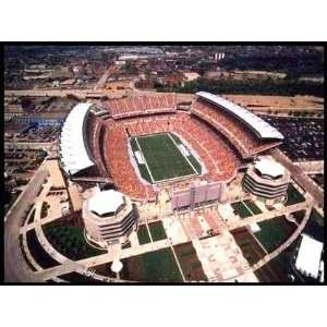   Heinz Field Aerial   Med   Wood Mounted Poster Print Sports