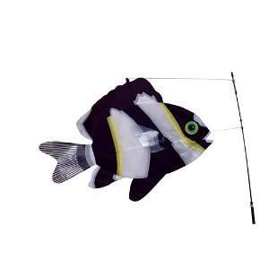 Premier Kite Swimming Fish   Black and White Sports 