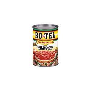 Rotel Diced Tomato & Green Chilies   10 oz can  Grocery 