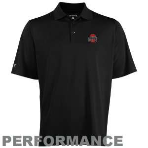   Ohio State Buckeyes Black Exceed Performance Polo