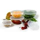 Norpro 10 Piece Nesting Glass Mixing/Storage Bowls with Lids