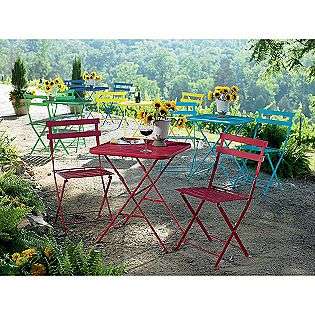   Table   Red  Garden Oasis Outdoor Living Patio Furniture Tables & Side