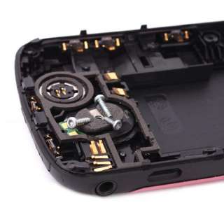 Deep Pink Flower Full Housing Cover Case For Blackberry Curve 8520