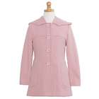 Shyla Coats Girls Size 12 Pink Trendy Wool Snap Down Collar Coat