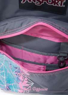 Jansport SUPER FX Backpack Gray / Pink / Spark JS 43517J8ZK  