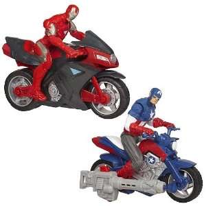  Avengers Movie Battle Chargers Vehicles Wave 1 Set Toys 