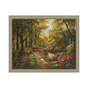  Enchanted Creek I Framed Canvas Giclee