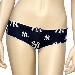  New York Yankees Ladies Navy Blue Tandem Underwear Sports 
