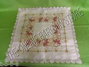   Embroidered stitched sofa bed lace Pillow Shabby covers vintage 18x18