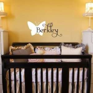  Girls Butterfly Name Designer Wall Decal Automotive