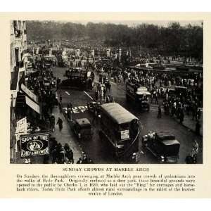  1932 Print England London Marble Arch Hyde Park 