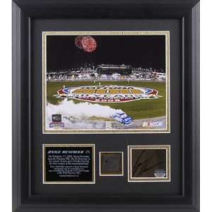 2008 Daytona 500 Champion   Autographed Framed Collectible with Race 