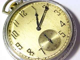 Elgin 1927 Antique Pocket Watch; 12s / 7 Jewels ~ AS IS  