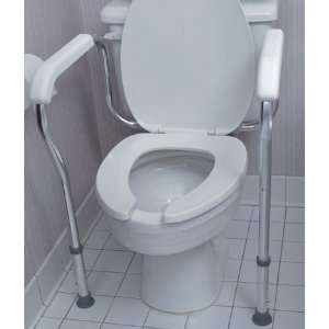  1804 1 ADJUSTABLE TOILET SAFETY RAIL Health & Personal 