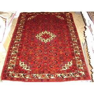    3x5 Hand Knotted Hosseinabad Persian Rug   54x38