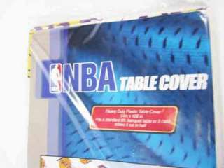 NBA Los Angeles Lakers Plastic Vinyl Picnic Table Cover  