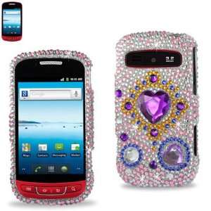  Bling Case for Samsung Admire Vitality R720 Silver & Pink 