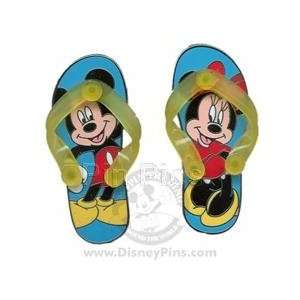 Disney Pins   Sandals / Flip Flops   Mickey and Minnie Mouse Pin Set 