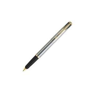 Parker Inflection Stainless Steel GT Medium Point Fountain Pen   45212 