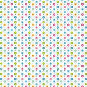  Bella Sweet Floral Dots 12 x 12 Double Sided Paper Arts 