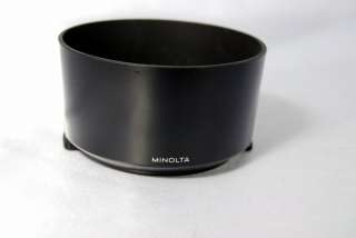 Minolta genuine lens hood for AF 100 200mm f4.5 lenses snap on  