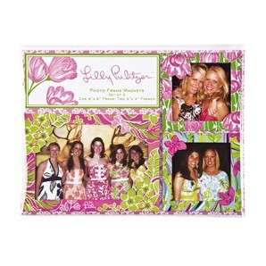 Lilly PULITZER PHOTO MAGNET SET x3 picture frames NIP cute gift 