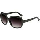 KENNETH COLE REACTION Ombr Reptile Frame Sunglasses (Shiny Black)
