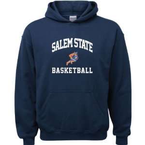  Salem State Vikings Navy Youth Basketball Arch Hooded 