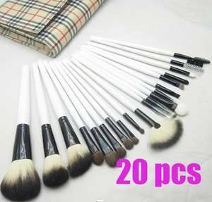 Pro Makeup Cosmetic Brush Kit 20 pcs Set + Soft Case  