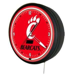  Cincinnati UC Bearcats 20in Jumbo Neon Bar/Wall Clock 
