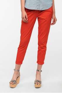 BDG Cotton Twill Pleated Trouser