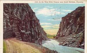WYOMING YELLOWSTONE WIND RIVER CANYON SO. ENTRANCE 11A  
