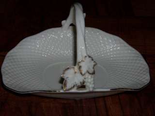 MIKASA Ivory Bone China Japan 24K B2001 Dish w/ Handle  
