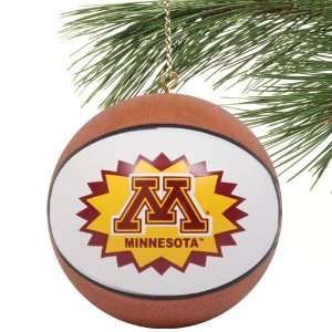 Minnesota Golden Gophers Mini Replica Basketball Ornament  