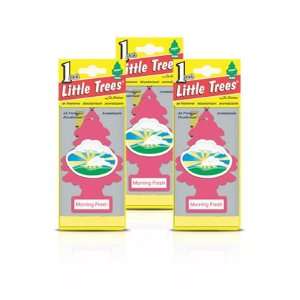 Little Trees Hanging Car and Home Air Freshener, Morning Fresh (Pack 