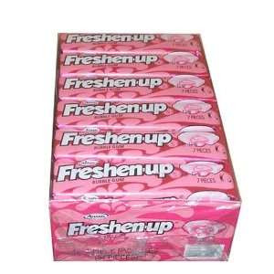 Freshen Up Bubble Gum Flavored Gum 12 Grocery & Gourmet Food