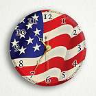 United States Flag 6 Silent Wall Clock